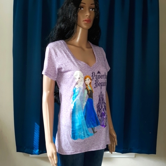 Disney Parks Frozen Princesses "Powerful Beauty" T-Shirt Disney World - Picture 2 of 5
